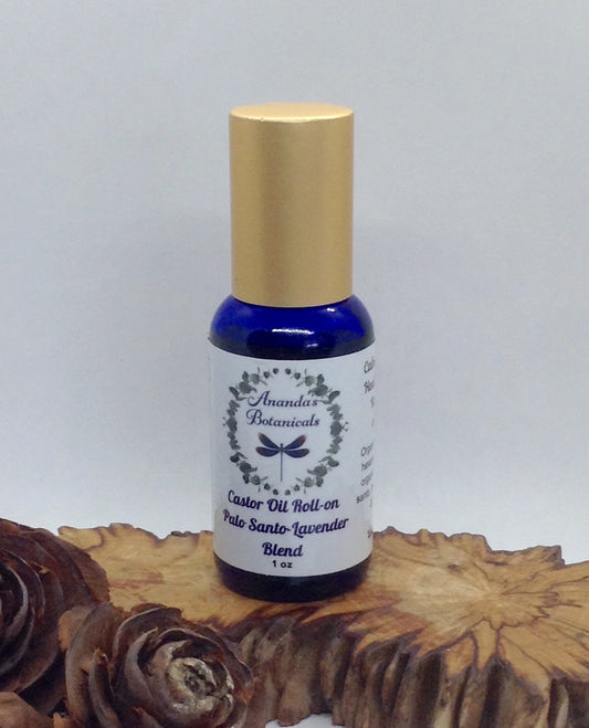 Castor Oil - Palo Santo and Lavender Blend Roll-On