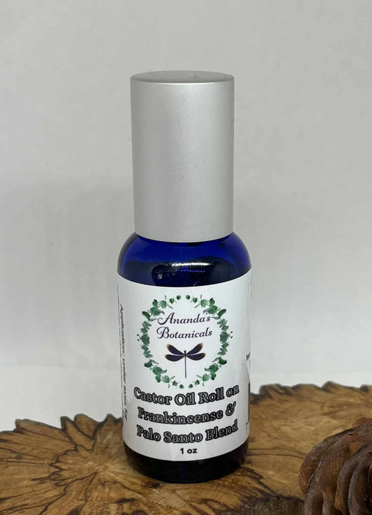 Castor Oil - Frankincense and Palo Santo Blend Roll-On