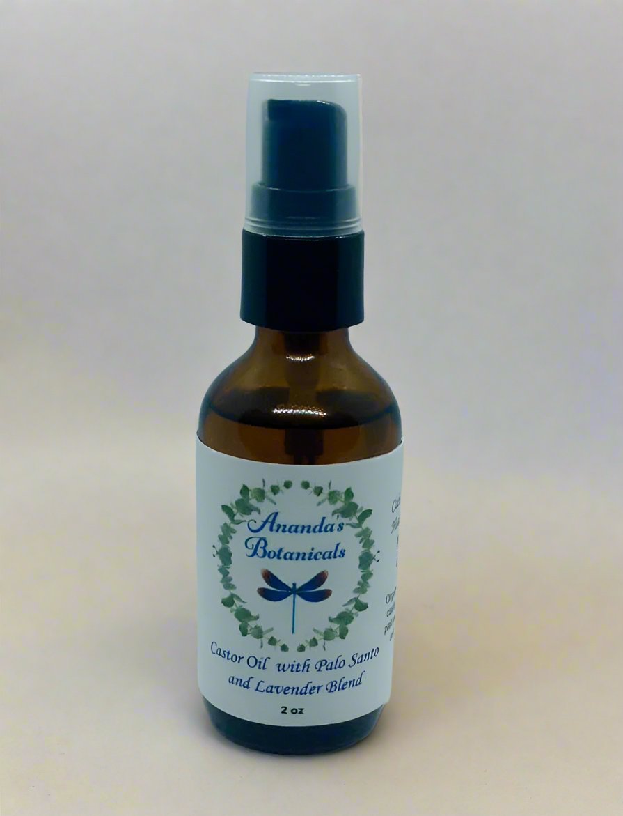 Castor Oil with Palo Santo and Lavender- Larger sizes