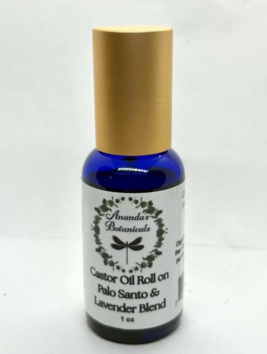 Castor Oil - Palo Santo and Lavender Blend Roll-On
